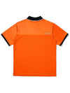 Marlbon Script Mesh Mix T-Shirt ORANGE MAN M3221PTS03ORG - MALBON GOLF - BALAAN 3