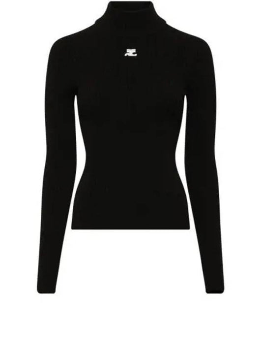 Reedition Turtle Neck Black - COURREGES - BALAAN 2