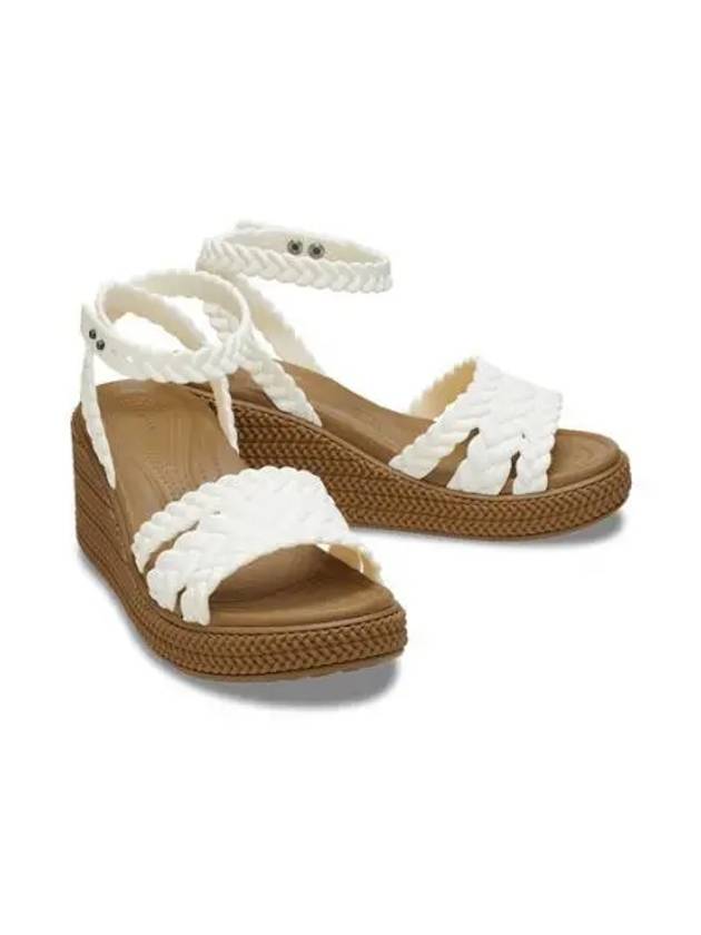 WOMEN S BROOKLYN WOVEN ANKLE STRAP WDG CHA 24SWSD209994 - CROCS - BALAAN 1