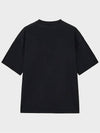 Heavy Cotton Overfit Short Sleeve T-Shirt Black - NOIRER - BALAAN 4