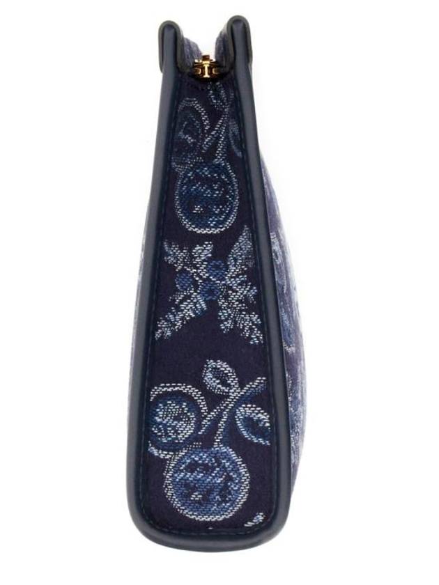 Embroidered Logo Pouch Bag Blue - ETRO - BALAAN 4