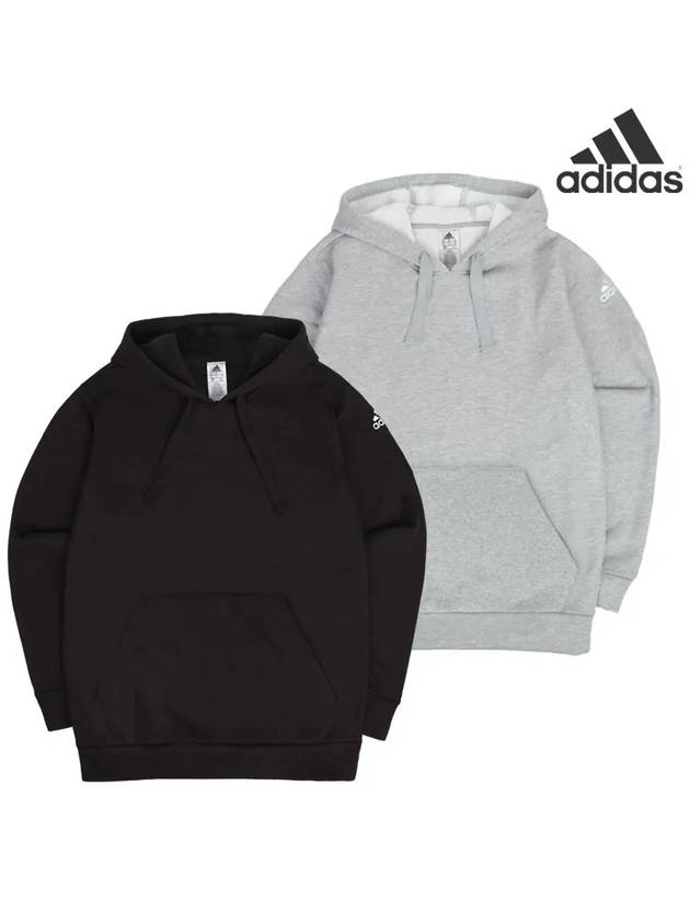 Fleece Hoodie Black - ADIDAS - BALAAN 3