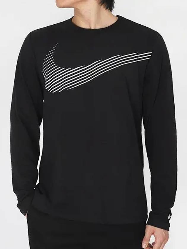 Dri Fit Flash Long Sleeve T-Shirt Black - NIKE - BALAAN 2