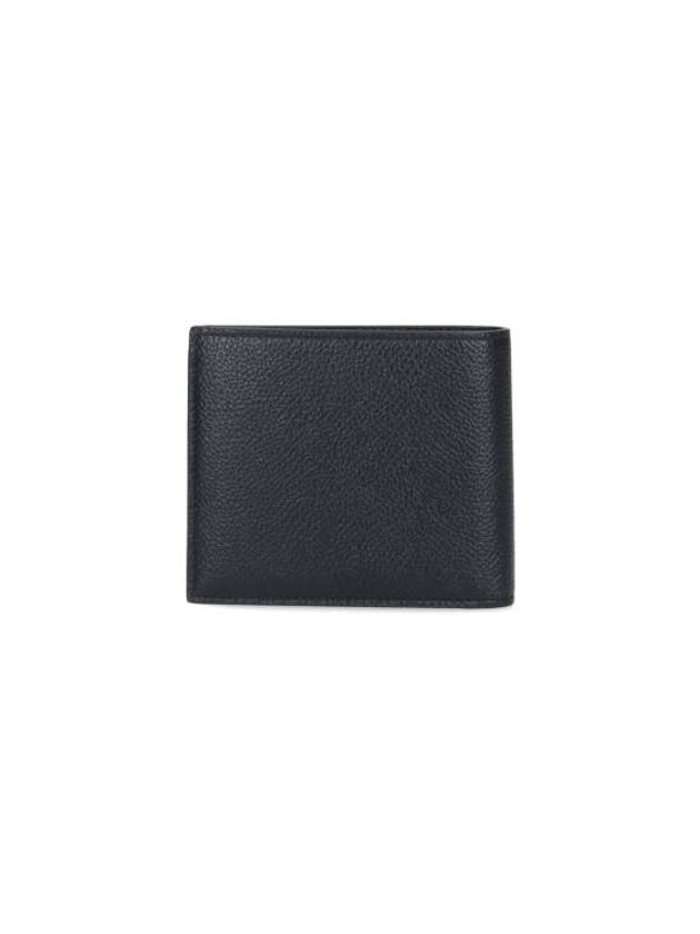 Logo Print Leather Half Wallet Black - BALENCIAGA - BALAAN 4