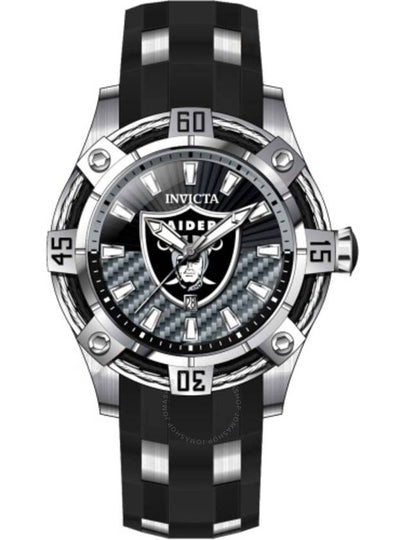 Invicta NFL Las Vegas Raiders Quartz Black Dial Men's Watch 42066 - INVICTA - BALAAN 2