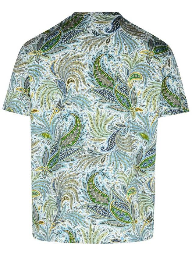 Etro Multicolor Cotton T-Shirt - ETRO - BALAAN 3