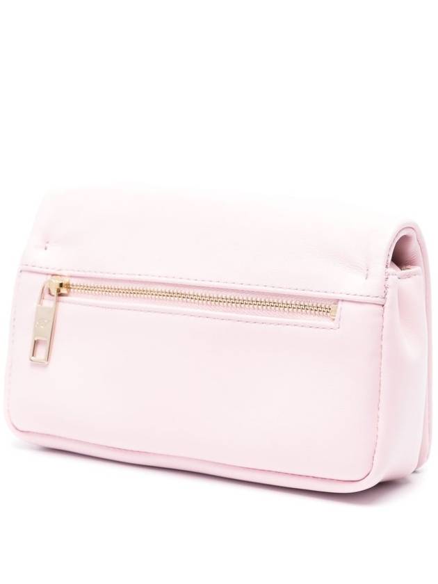 SS24 Viv Chalk Leather Shoulder Bag Pink - ROGER VIVIER - BALAAN 4