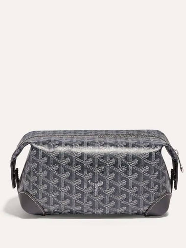 Bowling 25 Toiletry Pouch Bag Grey - GOYARD - BALAAN 1