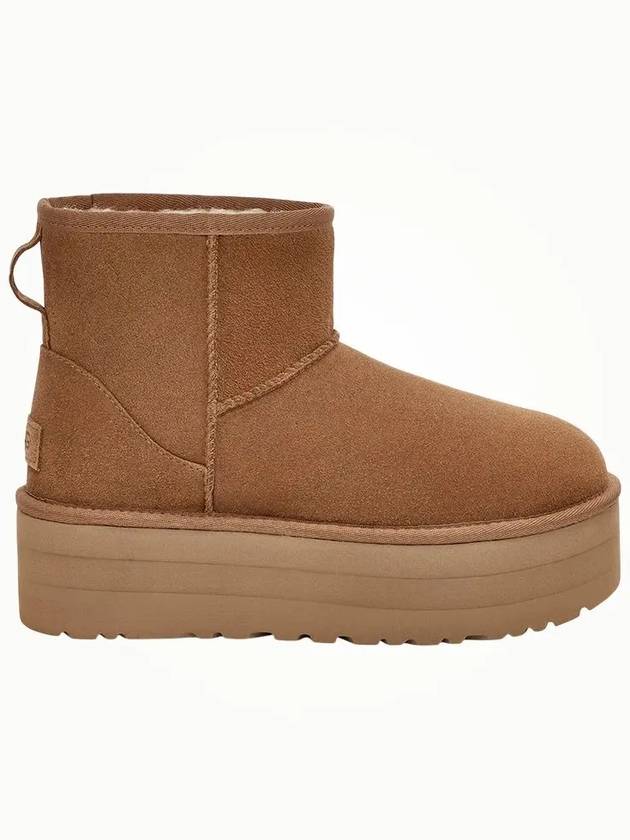 Classic Mini Platform Suede Winter Boots Chestnut - UGG - BALAAN 2