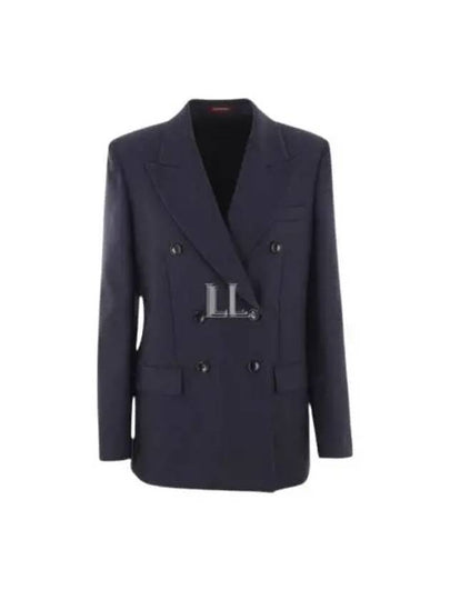 Double Breasted GG Wool Blazer Jacket Black - GUCCI - BALAAN 2