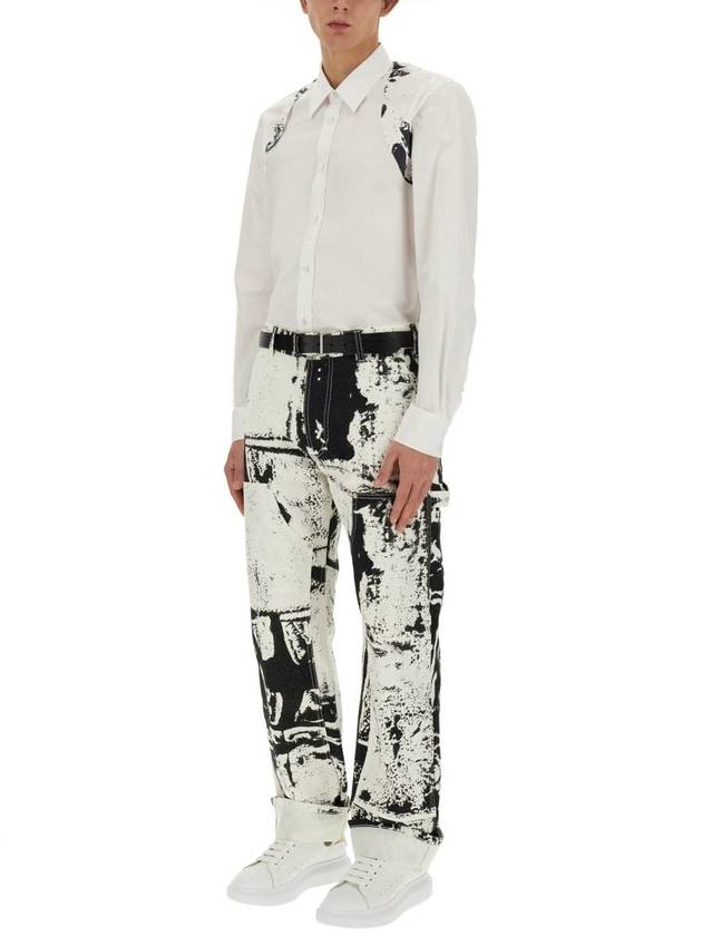 long sleeve shirt 782233QNAAD9000 WHITE - ALEXANDER MCQUEEN - BALAAN 3