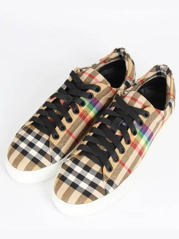 rainbow check sneakers 37 240 - BURBERRY - BALAAN 1