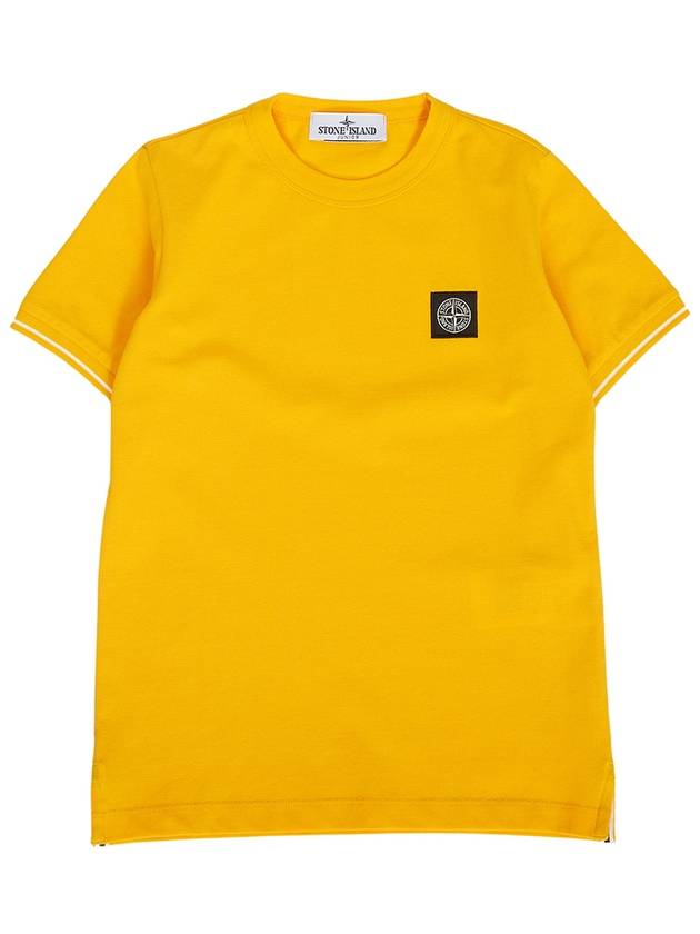 Kids Logo Patch 781620748 V0033 6A8A Short Sleeve T Shirt - STONE ISLAND - BALAAN 1