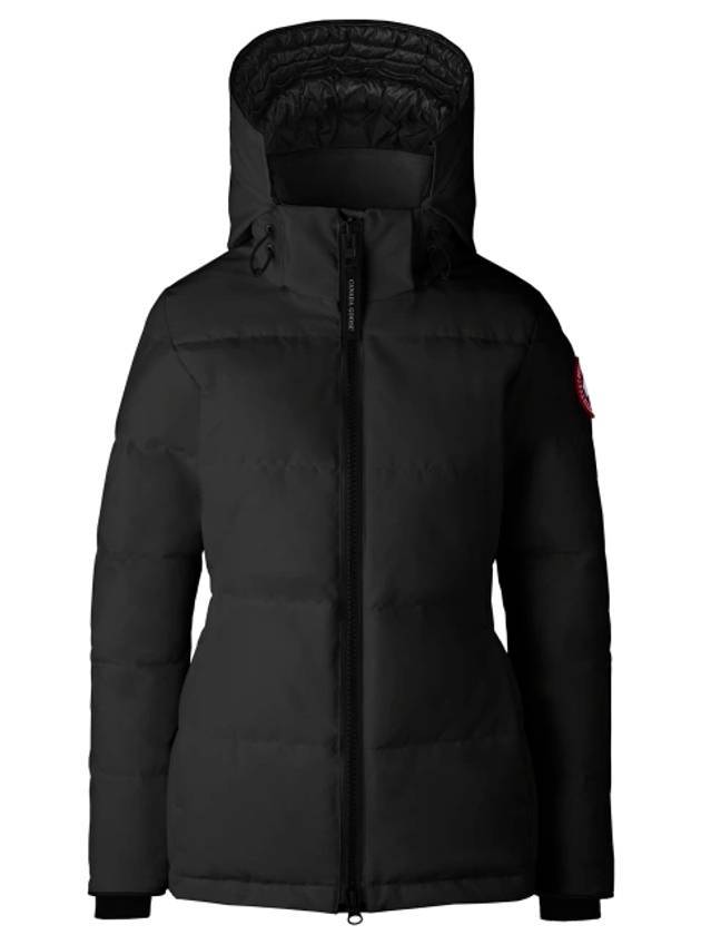 Women's Chelsea Hooded Parka Black - CANADA GOOSE - BALAAN 1