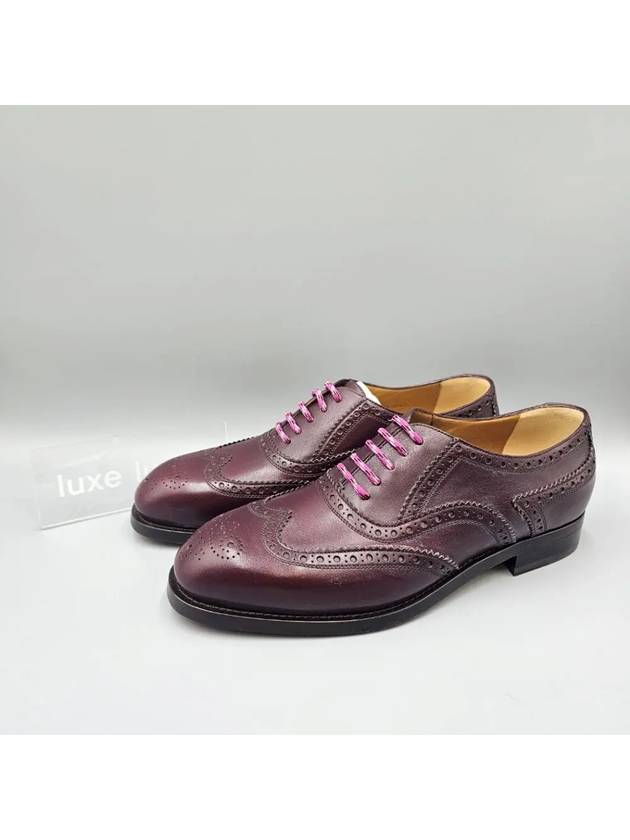 Lace up leather Oxford red - GUCCI - BALAAN 2