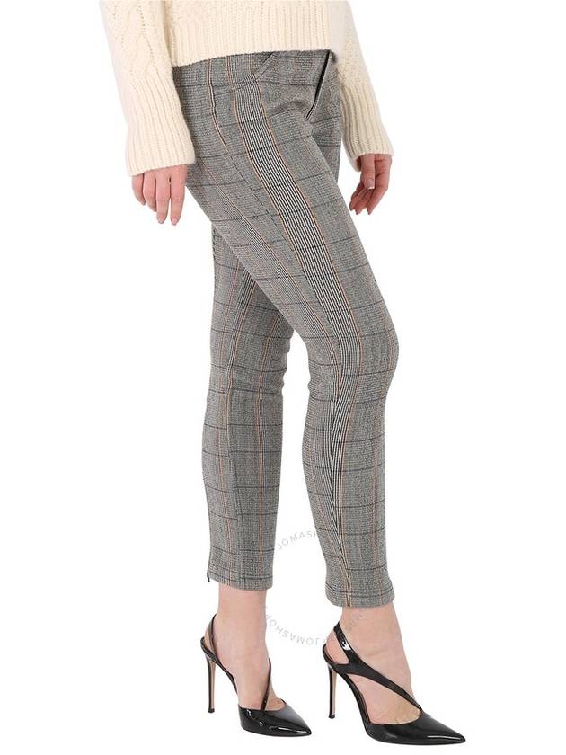 Chloe Ladies Yellow Checked Cropped Leggings, Brand Size 36 (US Size 4) - CHLOE - BALAAN 2