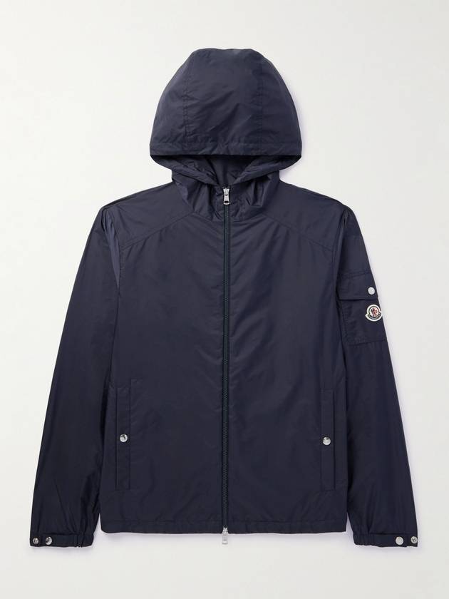 Etiache Rain Hooded Zip Up Blue - MONCLER - BALAAN 2