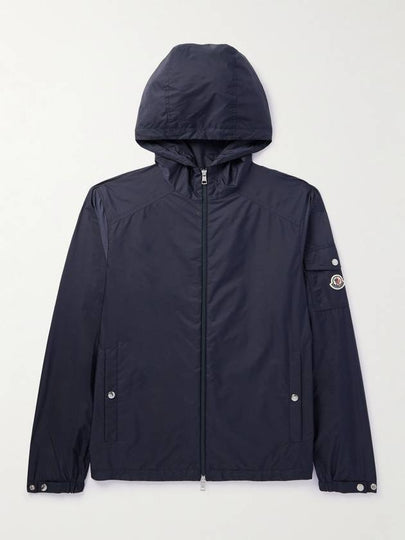 Etiache Rain Hooded Zip Up Blue - MONCLER - BALAAN 2