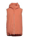 Zipper Hooded Oversized Down Vest Orange - JIL SANDER - BALAAN 2