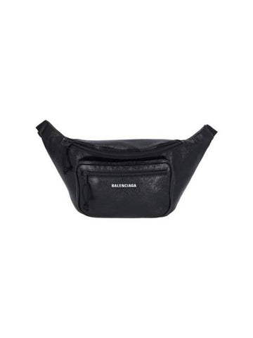 Explorer Logo Belt Bag Black - BALENCIAGA - BALAAN 1