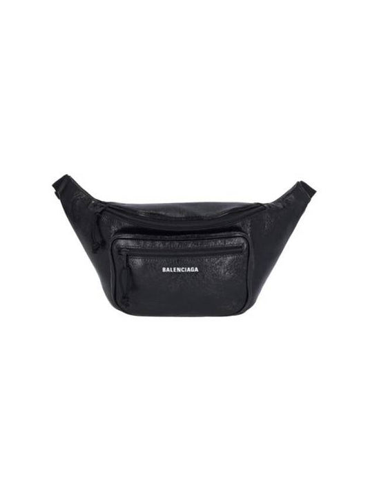 Explorer Logo Belt Bag Black - BALENCIAGA - BALAAN 1