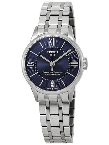 Tissot Chemin Des Tourelles Automatic Blue Dial Ladies Watch T099.207.11.048.00 - TISSOT - BALAAN 1