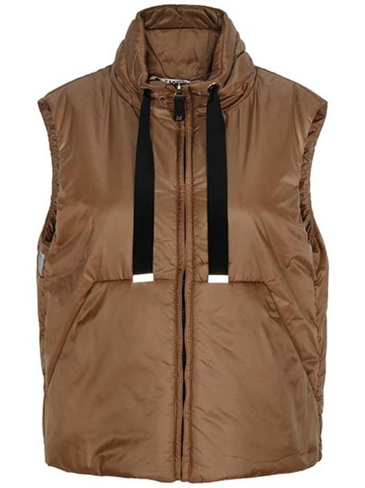 Caramel Green Vest Padded GREENVEST 051 - MAX MARA - BALAAN 1