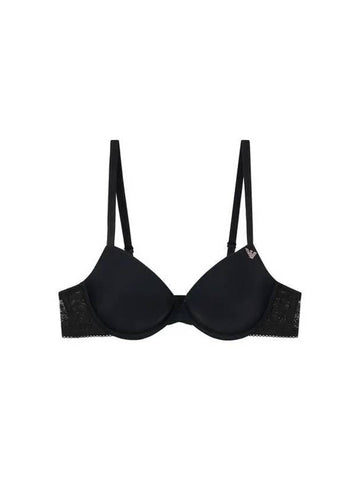 UNDERWEAR Women's Cubic Logo Remove PushUp Bra Black 271220 - EMPORIO ARMANI - BALAAN 1