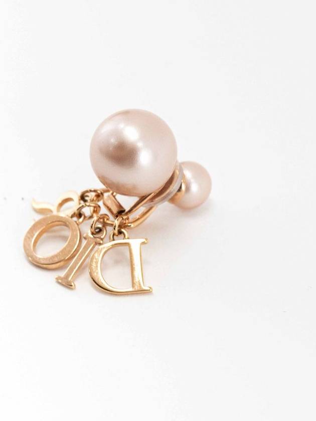 Tribales Clip Pearl Earrings Pink - DIOR - BALAAN 2