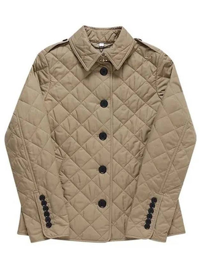 Frankby Quilted Jacket Beige - BURBERRY - BALAAN 2