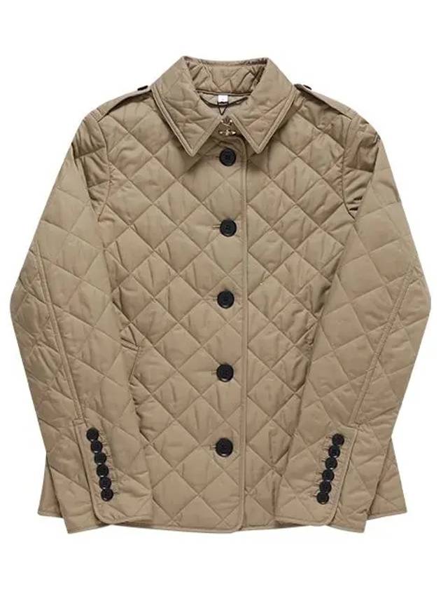 Frankby Quilted Jacket Beige - BURBERRY - BALAAN 3