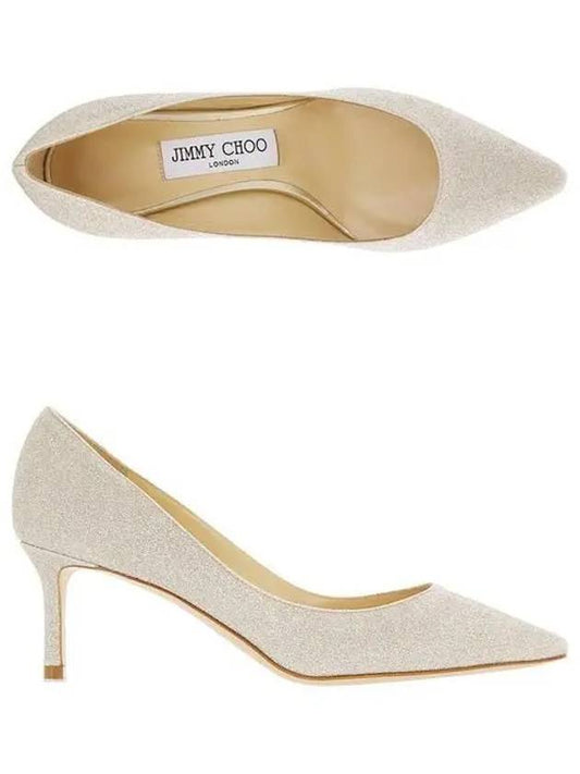 ROMY60DGZ PLATINUMICE wedding shoes Romy60 pumps 1023426 - JIMMY CHOO - BALAAN 1