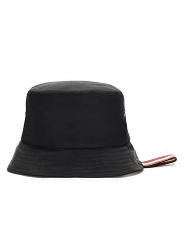 Stripe Tab Bucket Hat Black M8BA173F MHA00D - BALLY - BALAAN 1