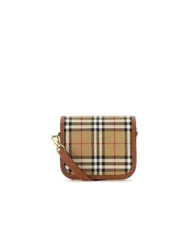 Elizabeth Check Pattern Small Cross Bag Beige - BURBERRY - BALAAN 4