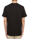 Maglia Logo Cotton Short Sleeve T-Shirt Black - MONCLER - BALAAN 4