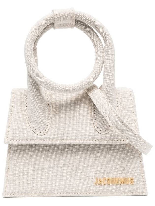 Le Chiquito Noeud Coiled Tote Bag Light Greige - JACQUEMUS - BALAAN 2