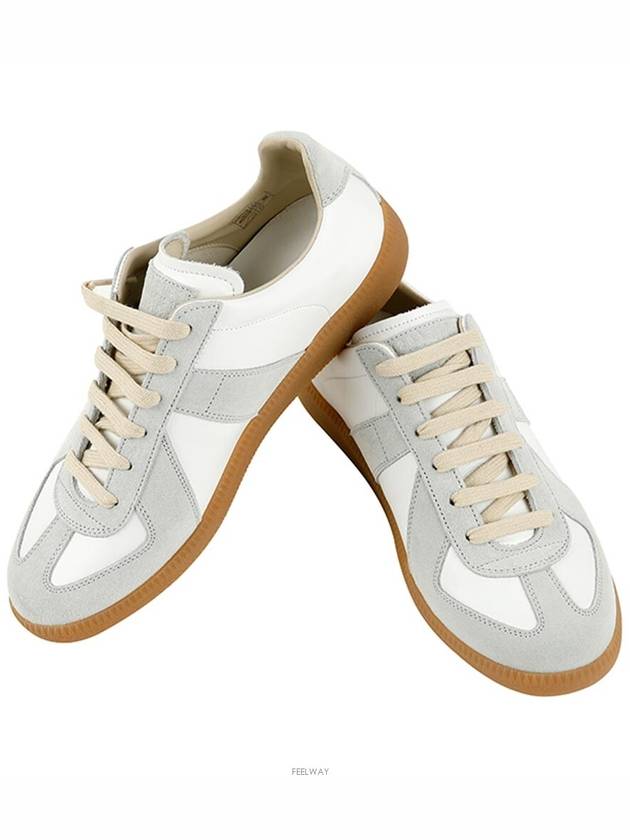 Replica Calfskin Low Top Sneakers White - MAISON MARGIELA - BALAAN 2