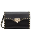 Rockstud Shoulder Bag Black - VALENTINO - BALAAN 2