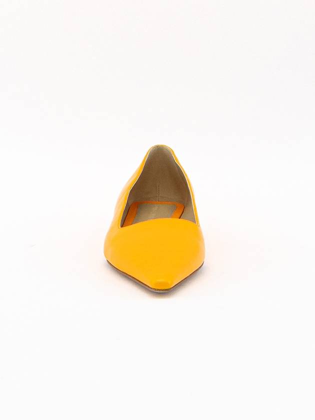 Women's Pointed Toe Flats Orange - BOTTEGA VENETA - BALAAN 4