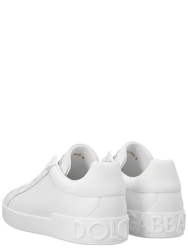 Portofino Calfskin Low Top Sneakers White - DOLCE&GABBANA - BALAAN 4