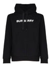 Cotton Hoodie Black - BURBERRY - BALAAN 2