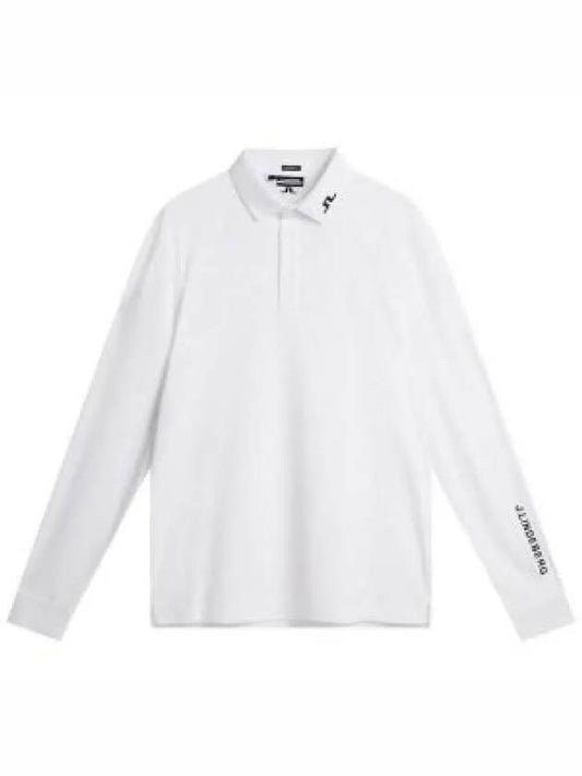 Tour Tech Long Sleeve Polo Shirt White - J.LINDEBERG - BALAAN 2