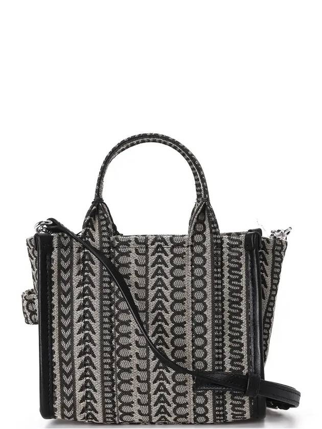 Monogram Micro Tote Bag Black - MARC JACOBS - BALAAN.