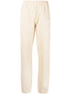 Le Jogging Logo Print Cotton Track Pants Light Beige - JACQUEMUS - BALAAN 2