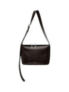 Flap Small Leather Shoulder Bag Brown - JIL SANDER - BALAAN 2