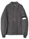 Ghost Piece O-Ventile Down Jacket Grey - STONE ISLAND - BALAAN 2