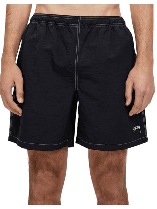 Contrast Stock Water Shorts Black - STUSSY - BALAAN 1