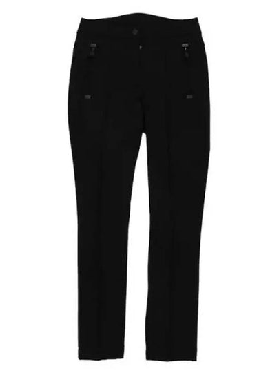 Grenoble Slim Fit Pants Black - MONCLER - BALAAN 2