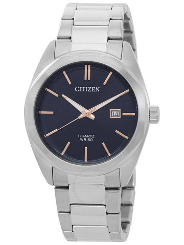 Citizen Quartz Stainless Steel Blue Dial Men's Watch BI5110-54H - CITIZEN - BALAAN 1