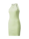 Women s Classics Ribbed Sleeveless Short Dress Green - PUMA - BALAAN 2